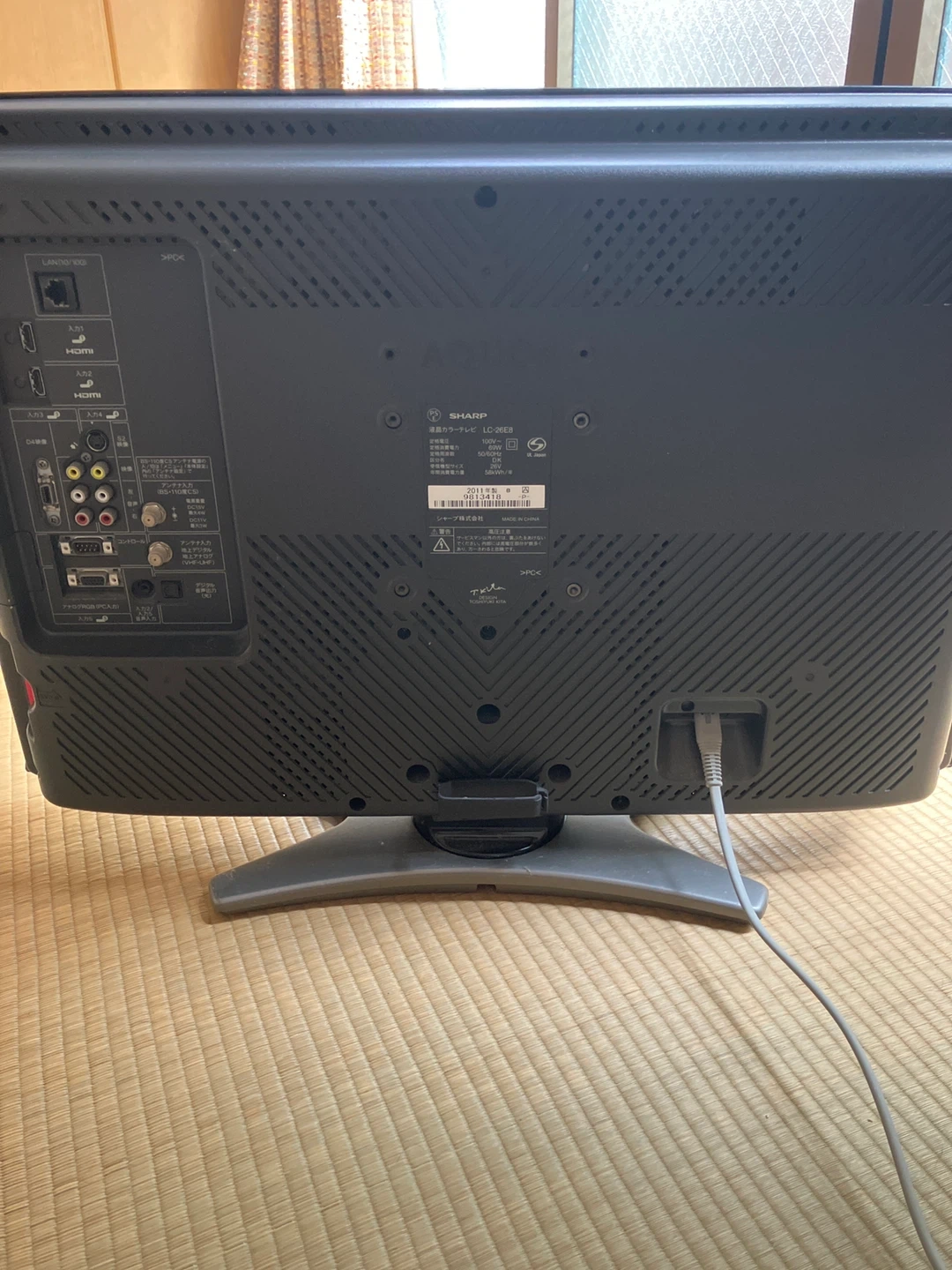 シャープ 液晶テレビ LC-26E8 26型の写真4枚目