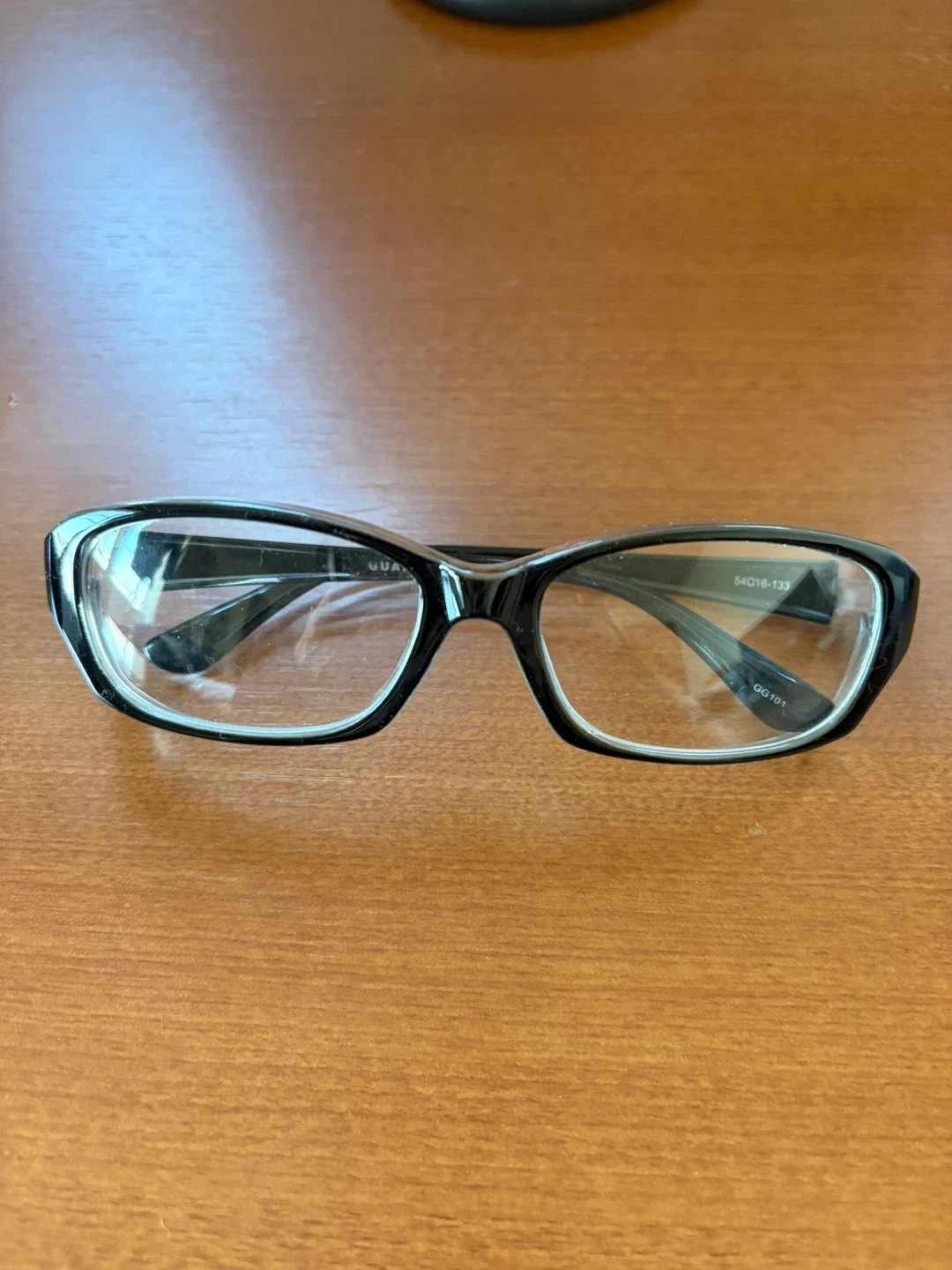 花粉症ガードメガネ GUARD GLASSES クリア/ブラック