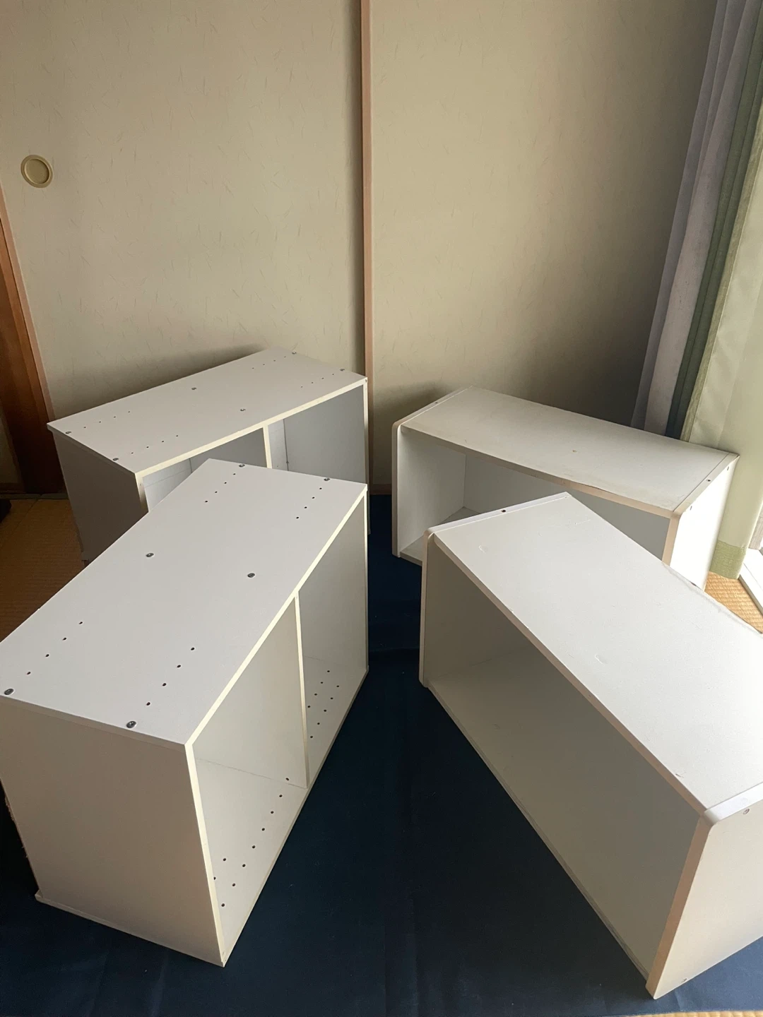 白い収納ボックス 4個セット