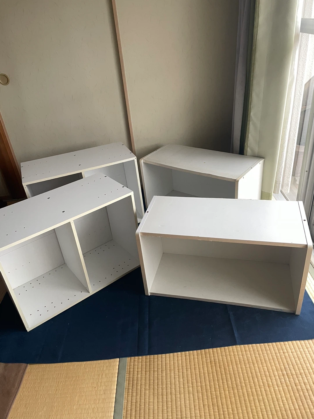 白い収納ボックス 4個セットの写真2枚目