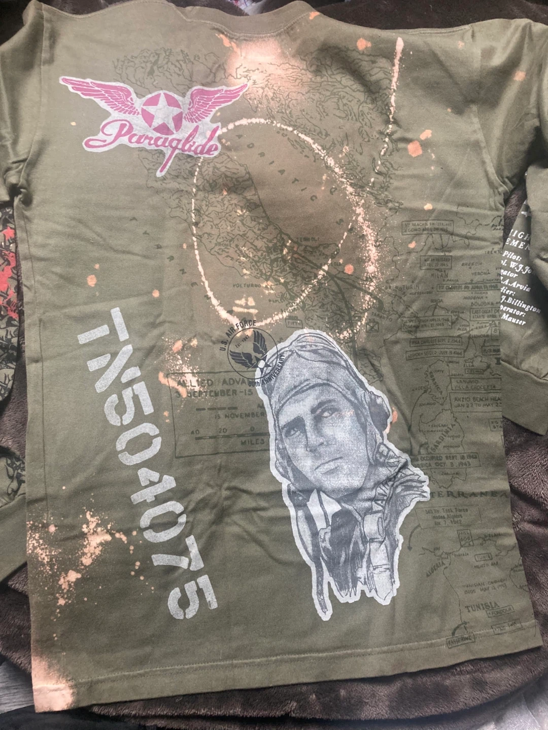 アヴィレックス 長袖Tシャツの写真2枚目