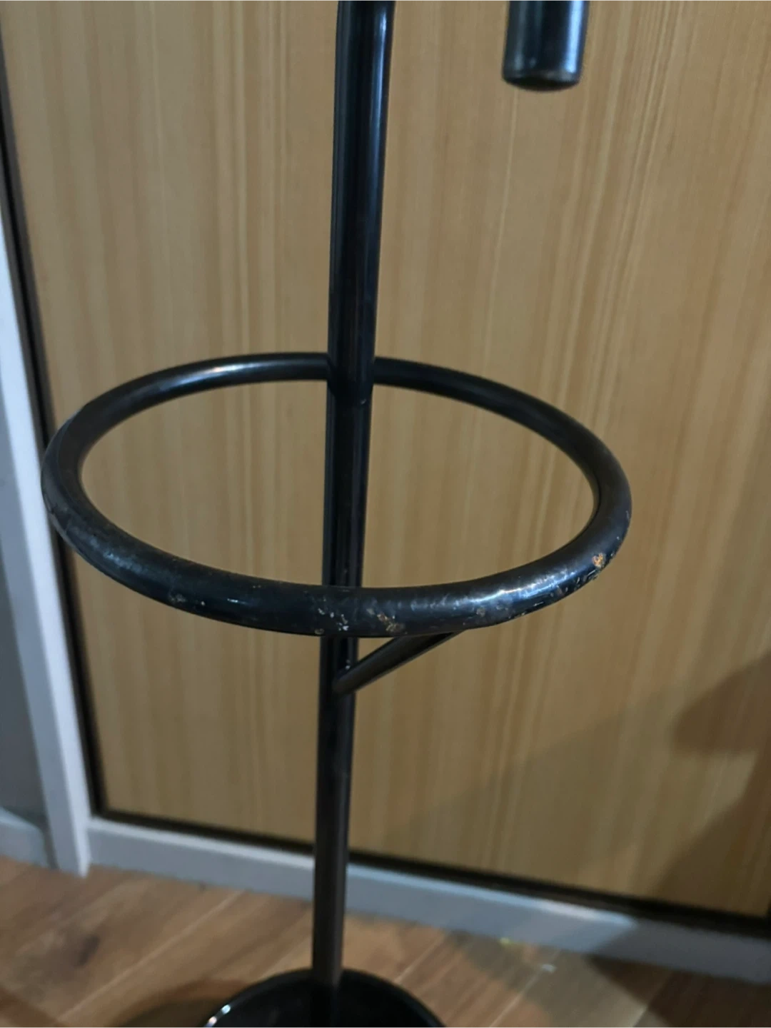 廃盤 OLD IKEA "NARLIG" 陶器 傘立て ポール ポストモダン 黒の写真3枚目