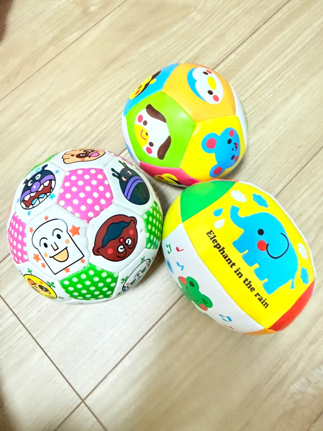 絵柄入りボール 3個セット