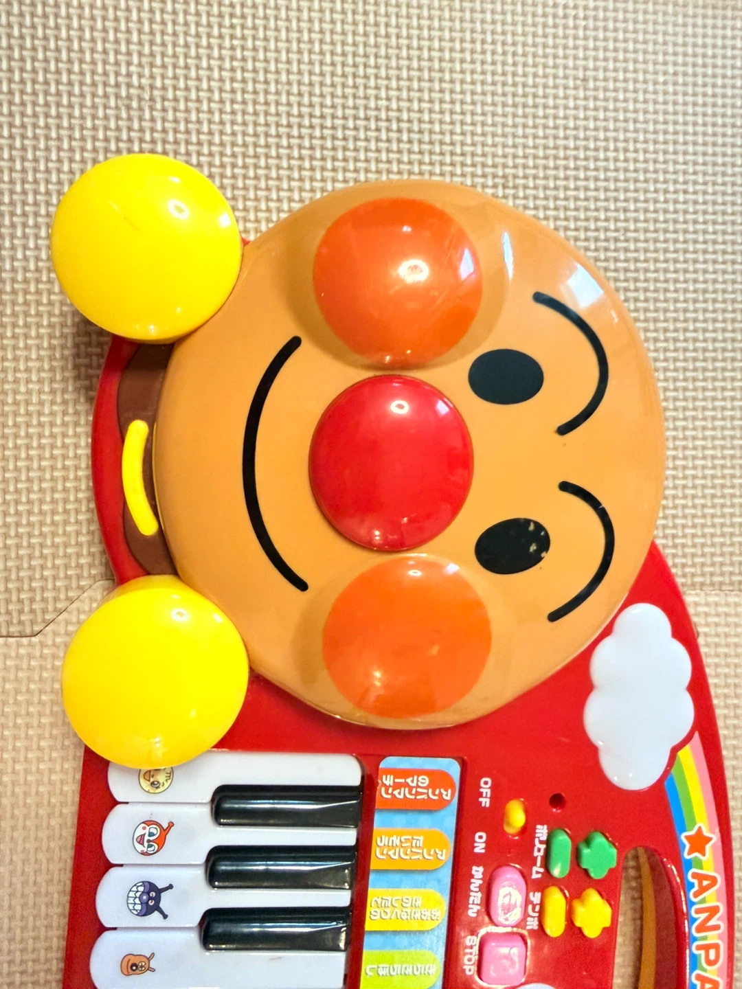 アンパンマン キーボード 楽器の写真3枚目