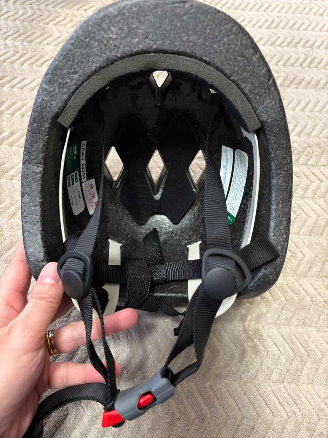 オージーケーカブト ヘルメット PINE 47-51cmの写真4枚目