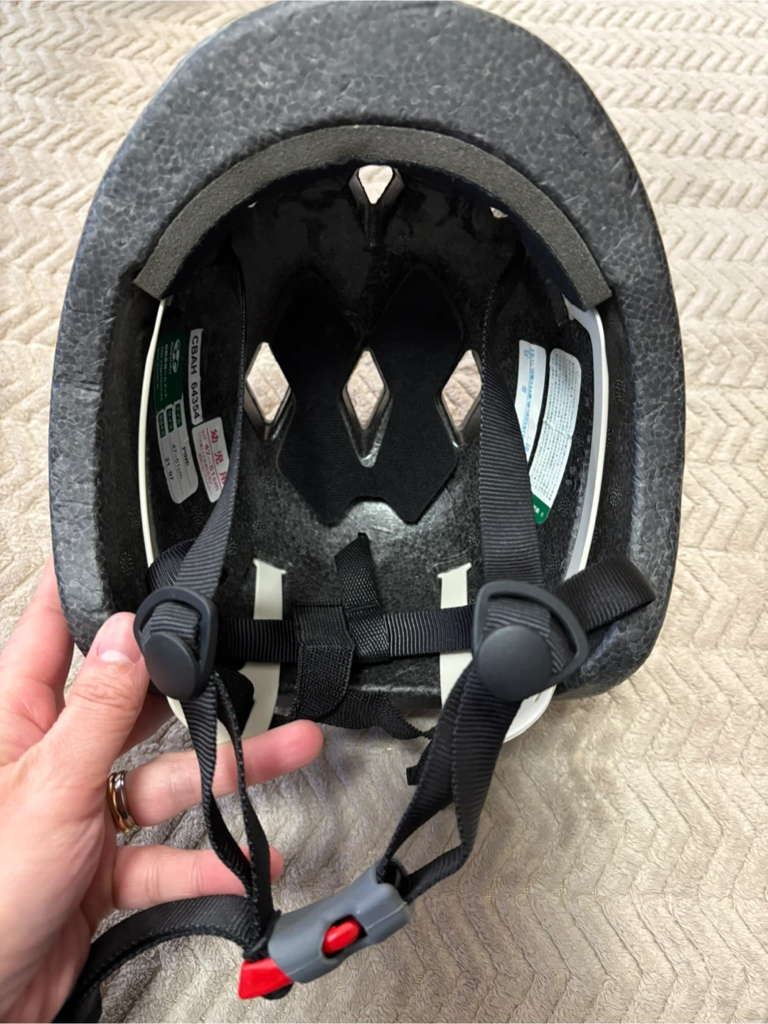 オージーケーカブト ヘルメット PINE 47-51cmの写真4枚目