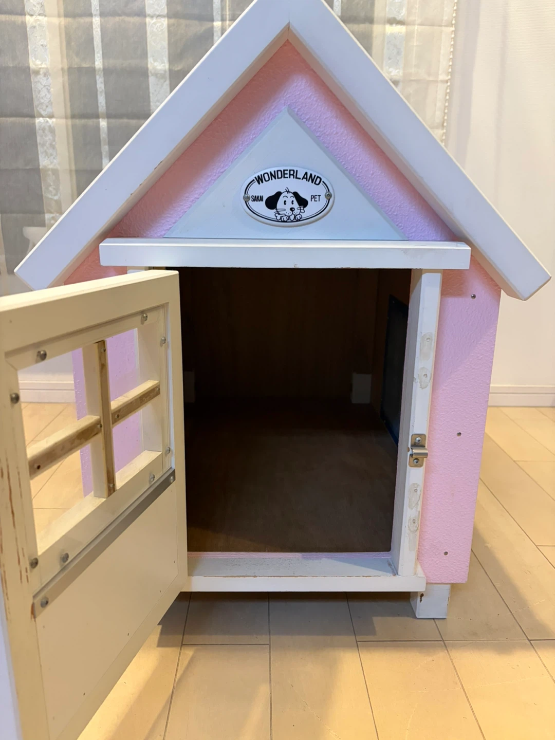 ワンダーランド ペット 犬猫小屋 ピンクの写真4枚目