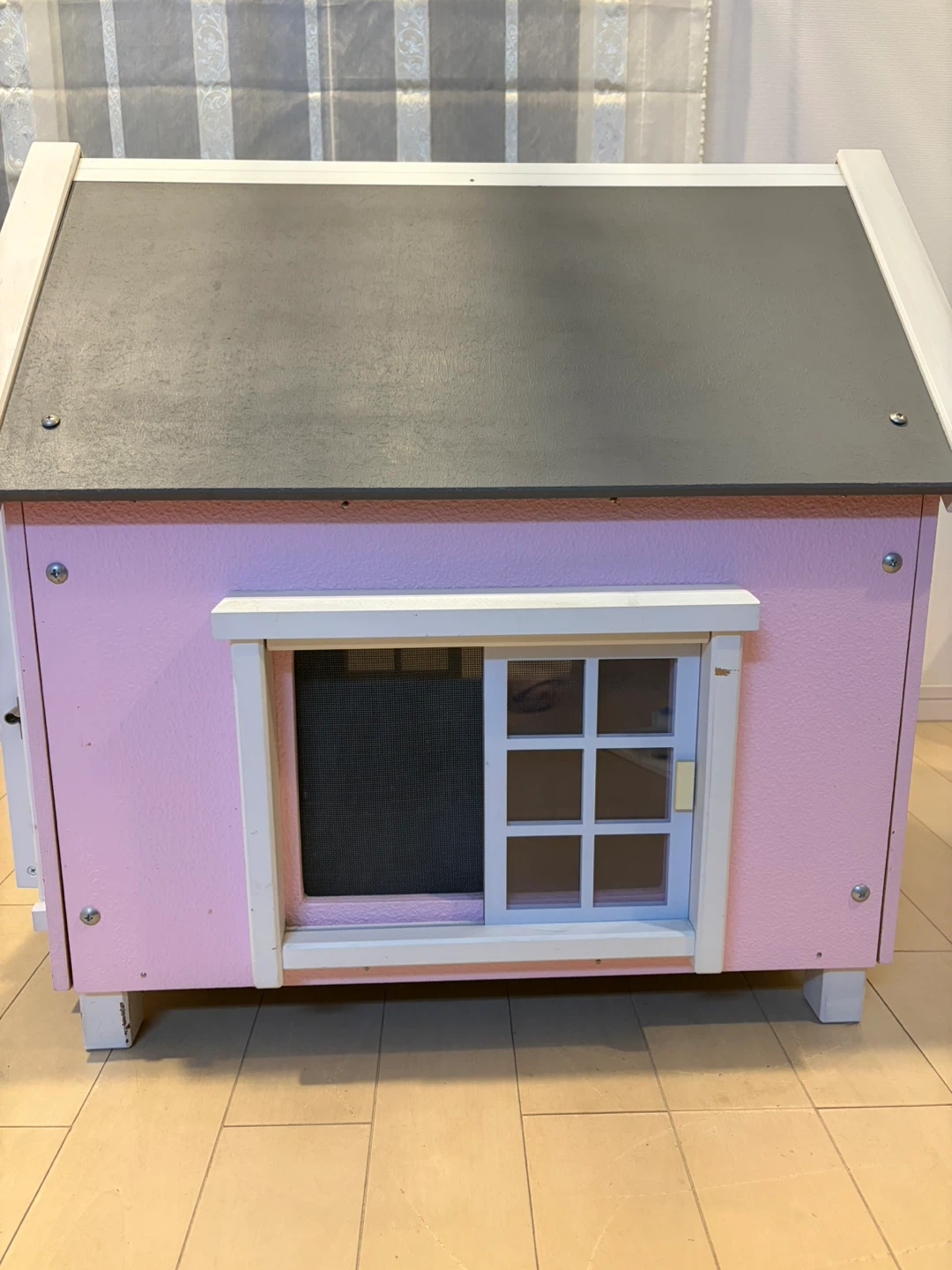 ワンダーランド ペット 犬猫小屋 ピンクの写真2枚目