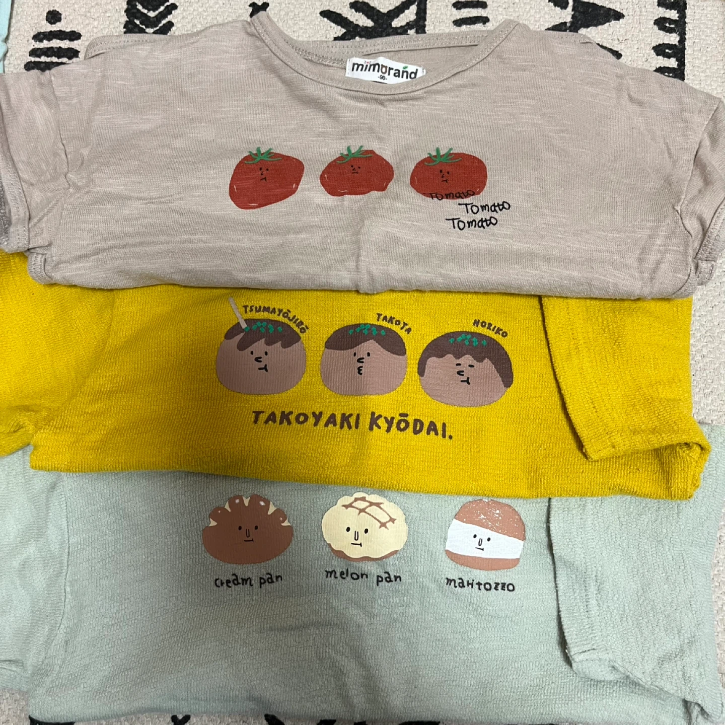 【90cm】Tシャツ 3枚