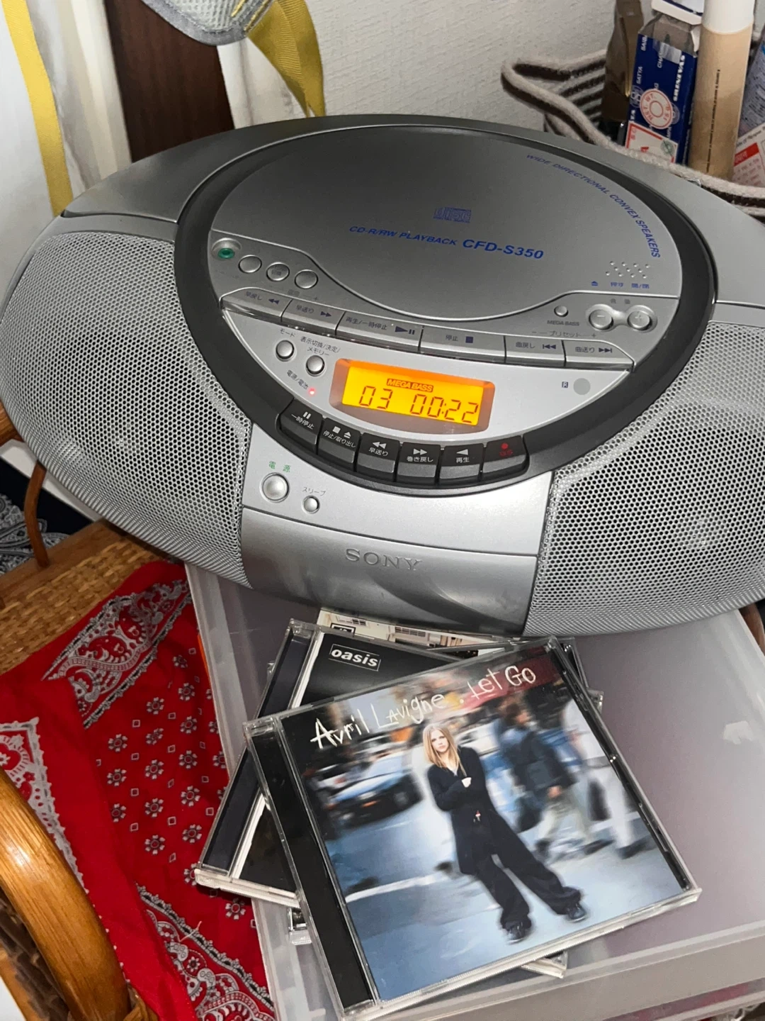 Sony CFD-S350 CD-R/RWラジカセ