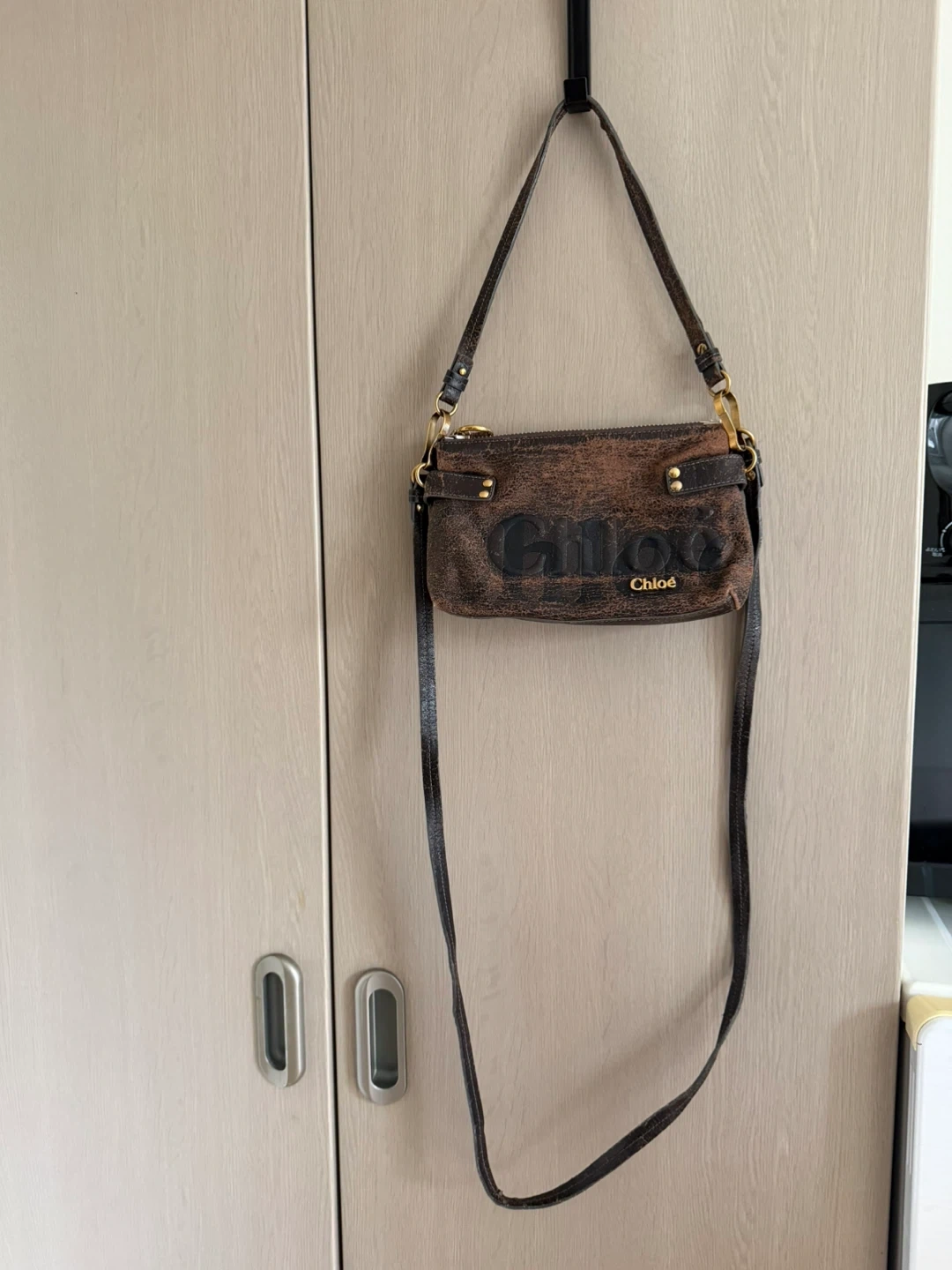 Chloé ブラウン ショルダーバッグの写真4枚目