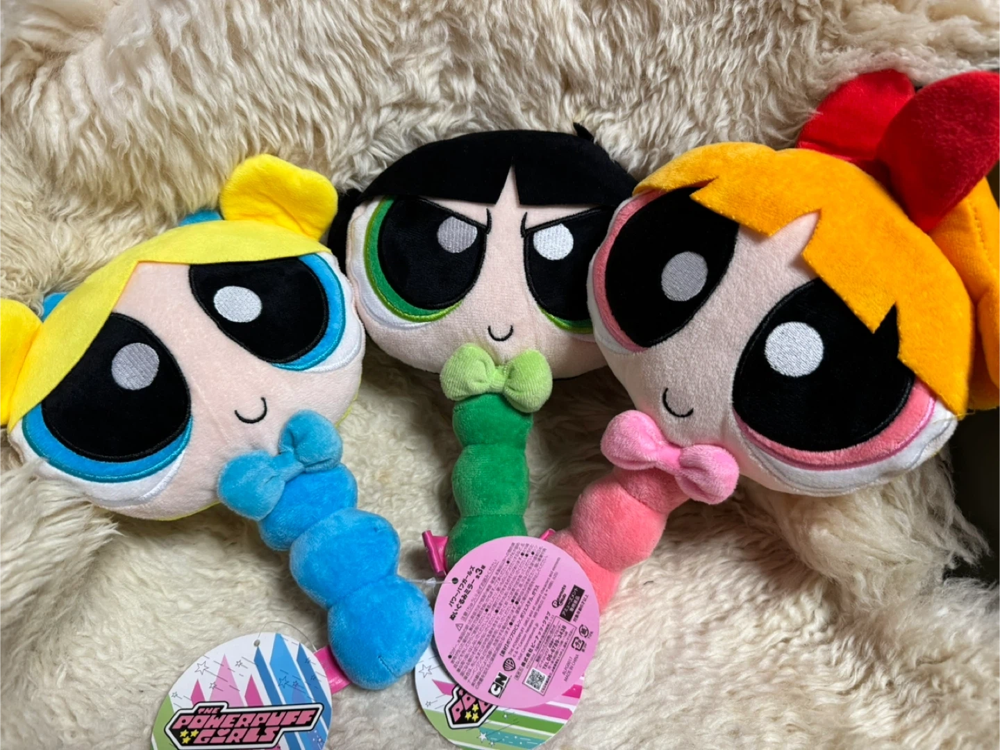 パワーパフ ガールズ ぬいぐるみ 鏡3点セット
