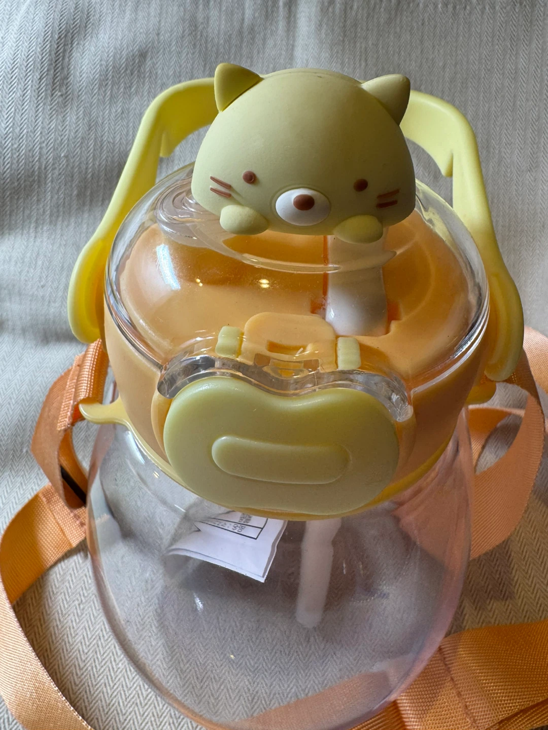 新品　すみっコぐらし　水筒　ウォーターボトル ストロー付きの写真3枚目