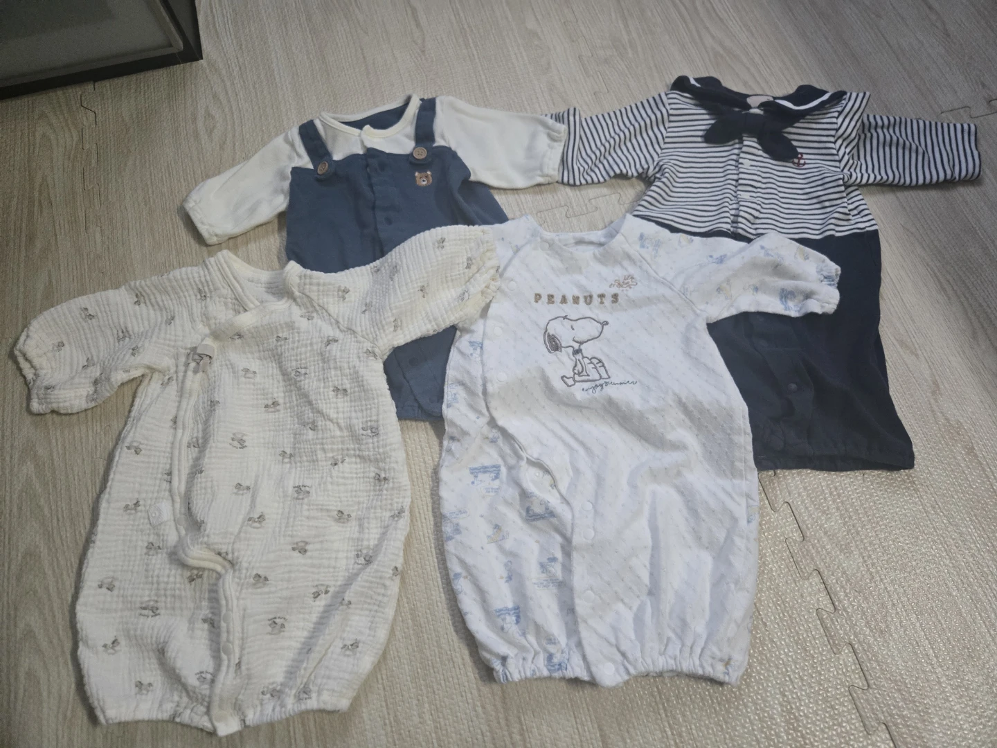 ベビー服 ツーウェイオール4点セット