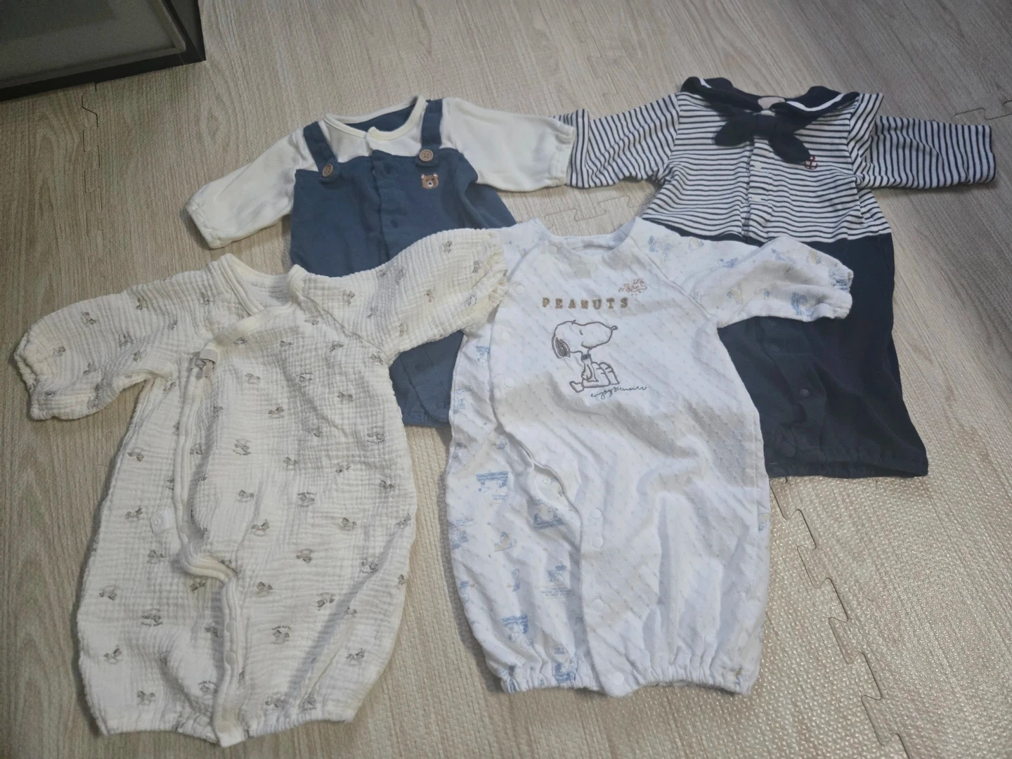ベビー服 ツーウェイオール4点セット