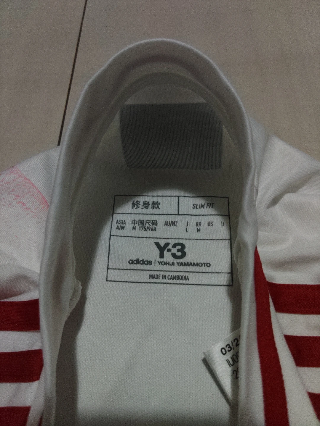 Y-3 サッカー日本代表　ユニフォーム(アウェイ)の写真3枚目