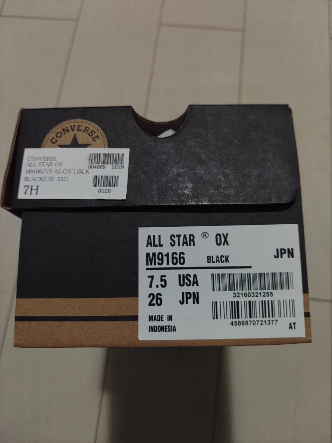 コンバース オールスター スニーカー 7.5USA M9166の写真3枚目