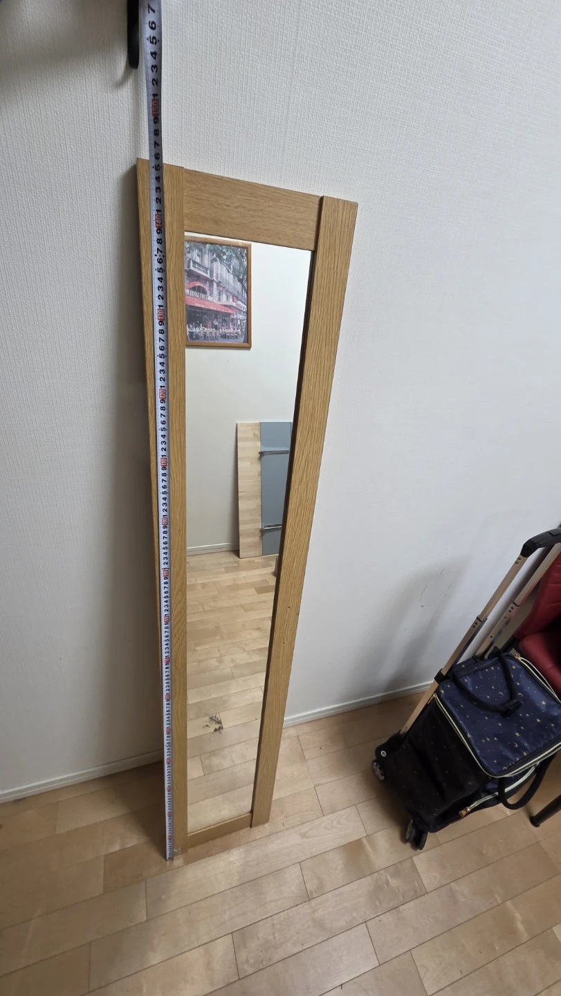 木製フレーム 全身鏡の写真2枚目