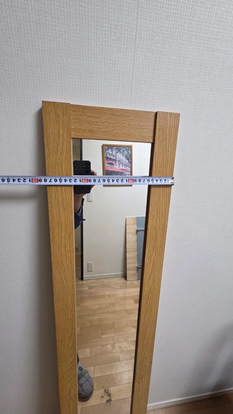 木製フレーム 全身鏡の写真4枚目