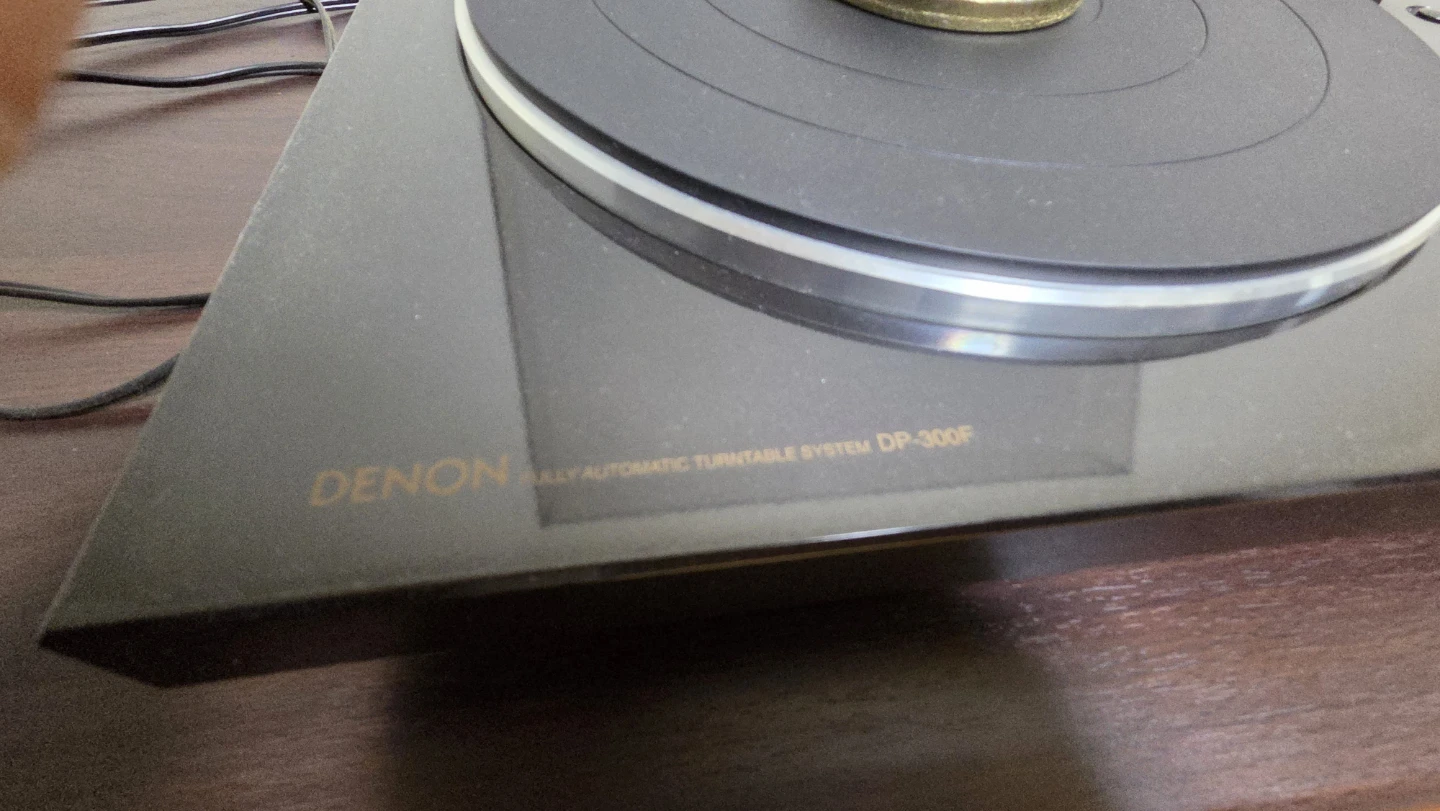 DENON デンオン DP-300F ターンテーブル、レコードプレーヤー、カバー新品、改造多数あり。の写真8枚目