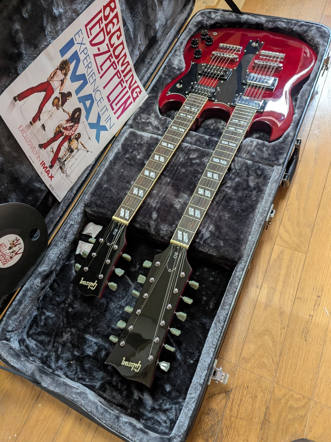 【交渉中】ダブルネックギター＋レスポール二本セットです