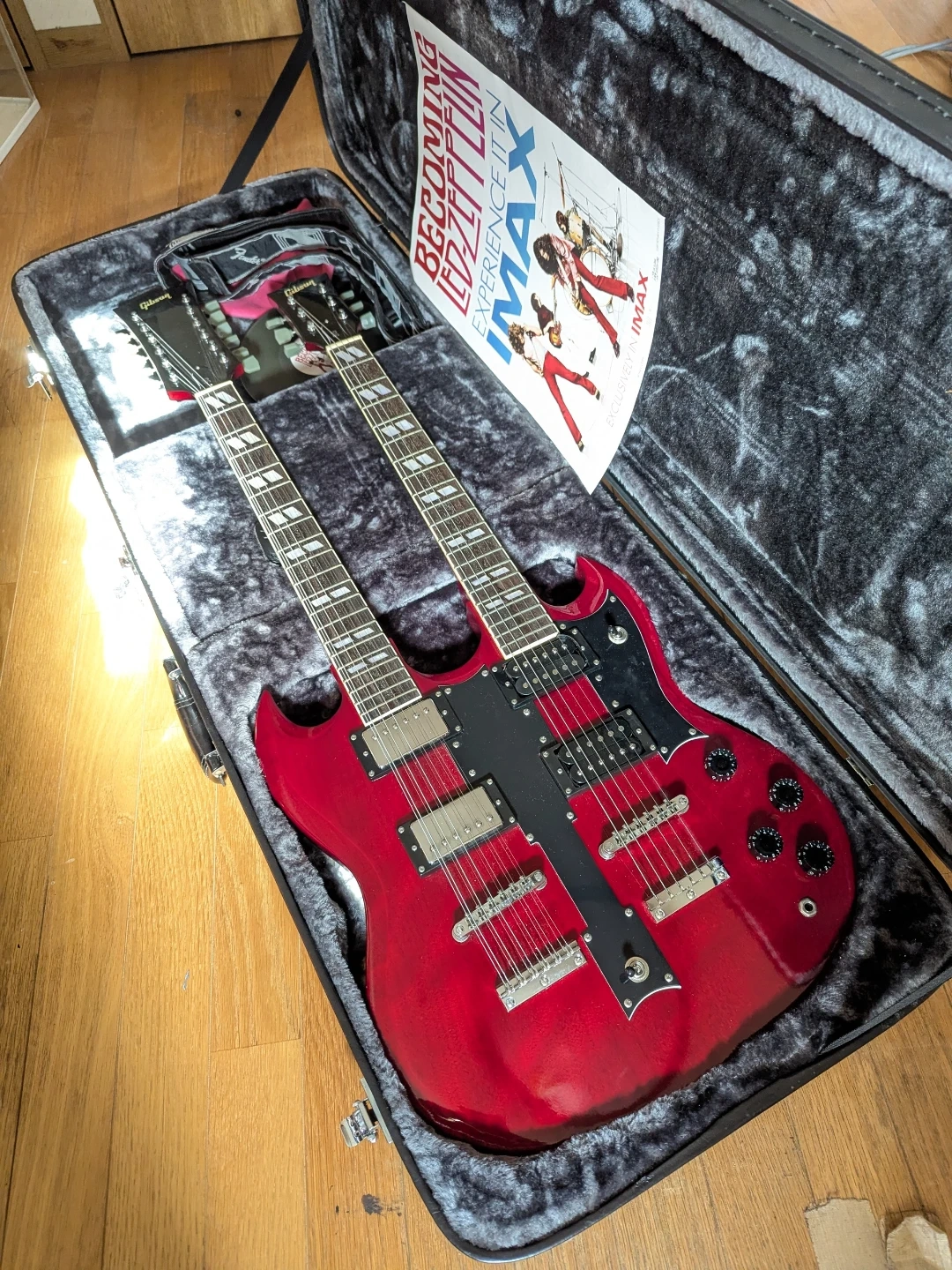 【交渉中】ダブルネックギター+レスポール二本セットですの写真3枚目