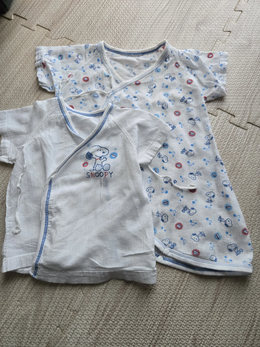 スヌーピー ベビー肌着 2枚セット