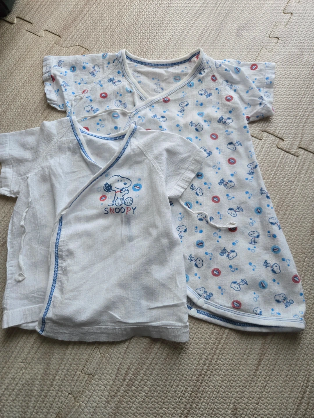 スヌーピー ベビー肌着 2枚セット