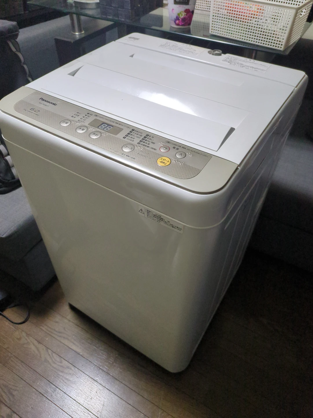 パナソニック 洗濯機 NA-F60B11 6.0kg