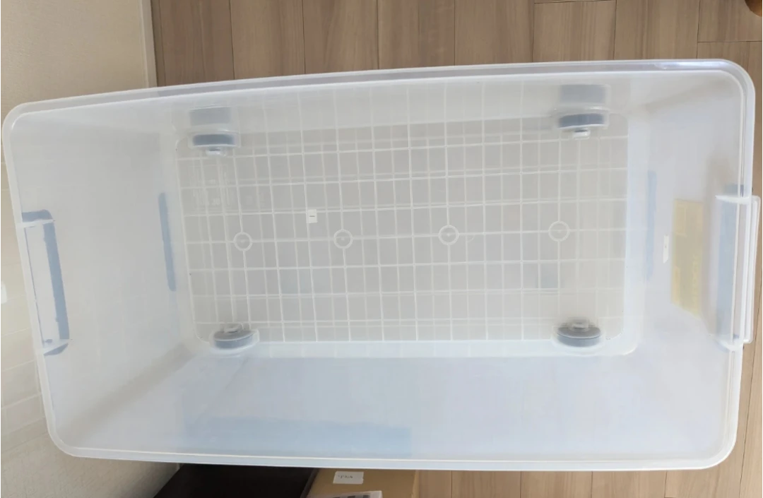 ①② テンマ 収納ケース INLOCK 350 M 2個 クリアボックスの写真2枚目
