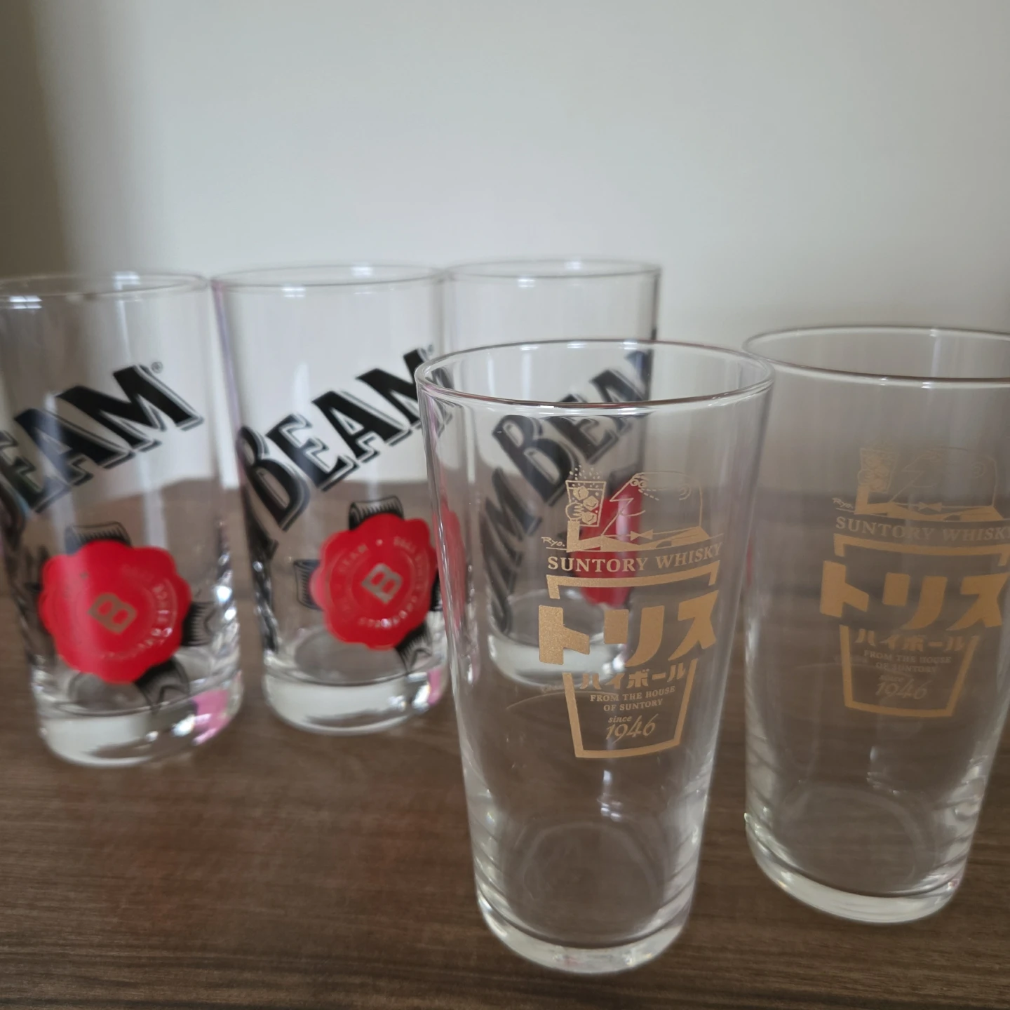 ジムビーム & サントリーウイスキー グラスセット