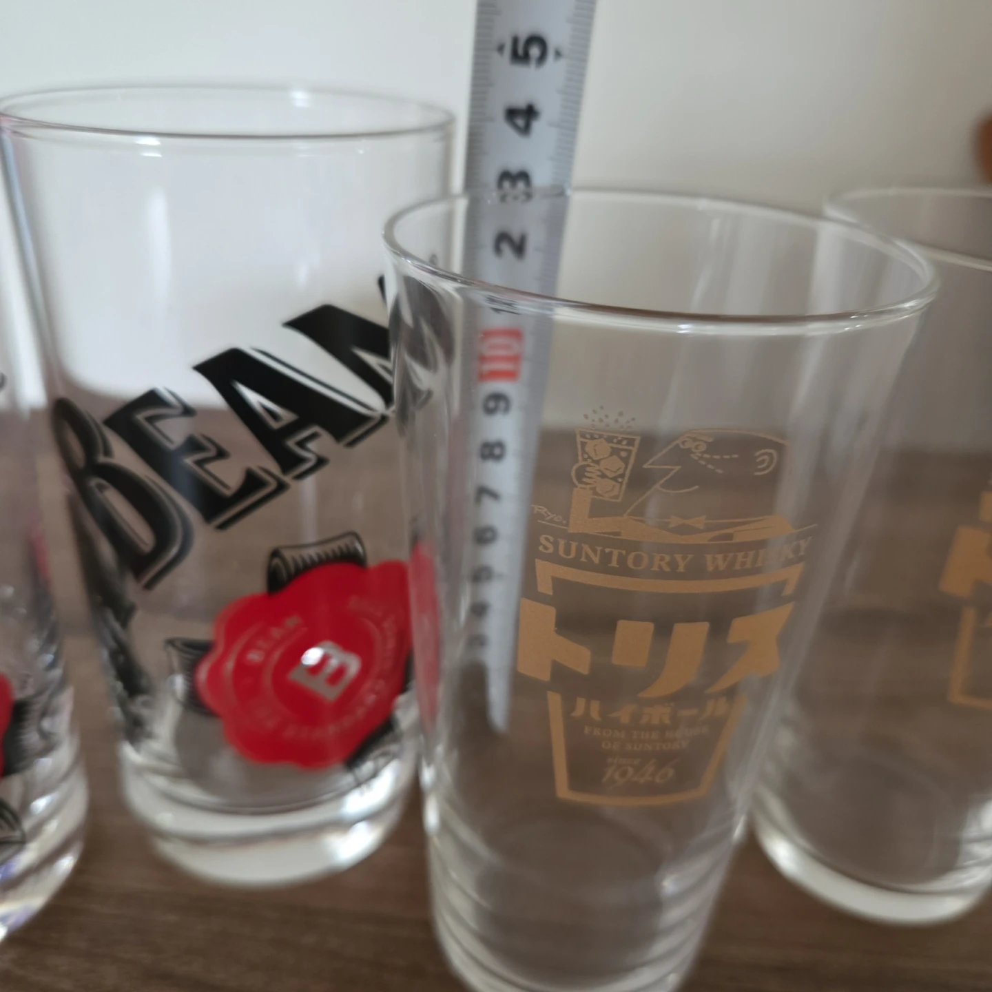 ジムビーム & サントリーウイスキー グラスセットの写真2枚目
