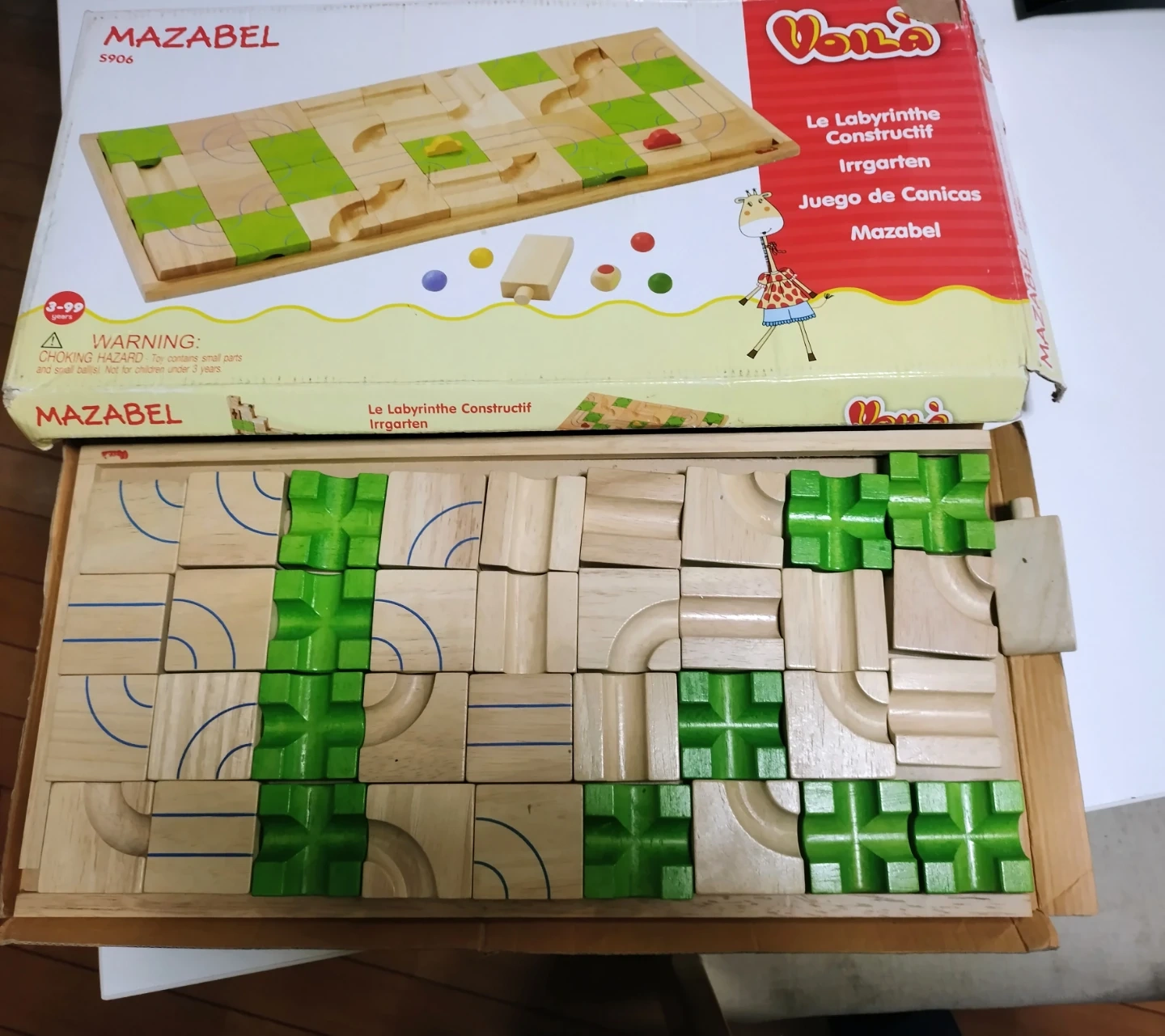 ヴォイラ 知育玩具 積み木 Mazabel