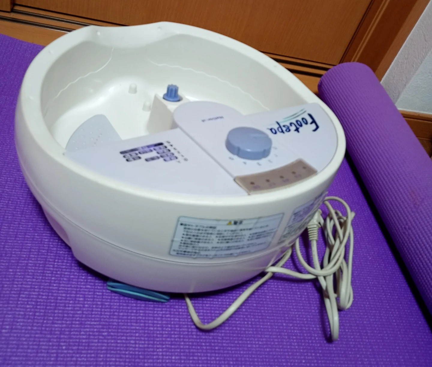ナショナル Footspa EH281 フットスパ／ヨガマットセットの写真2枚目