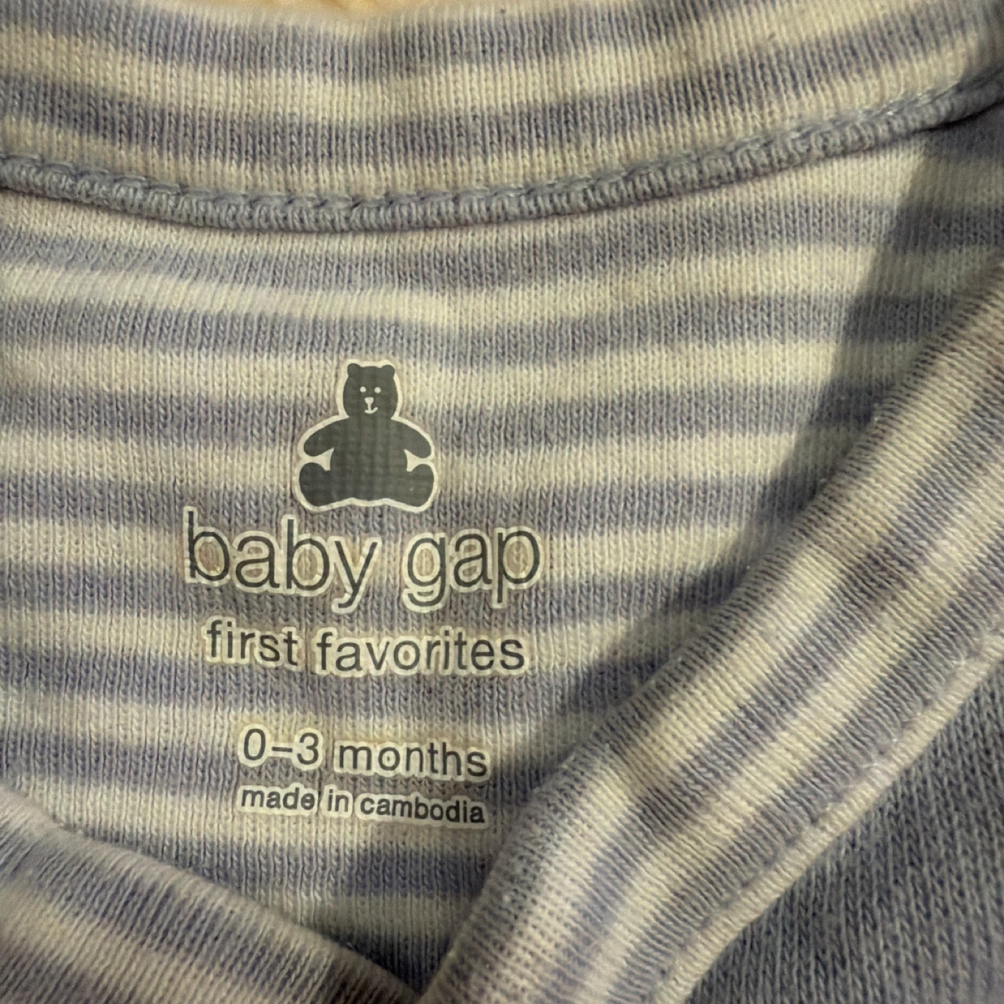 babyGAP　ブラナンベア 長袖ロンパース0〜3ヶ月 くまけつの写真4枚目