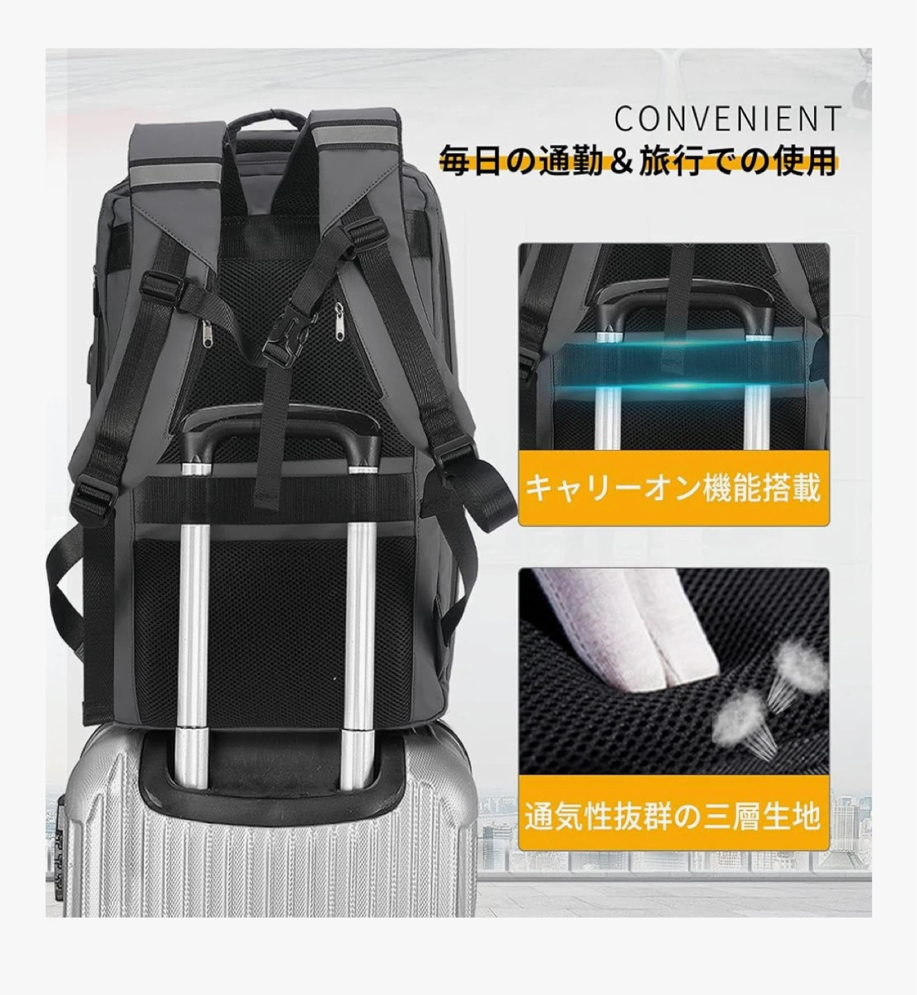 値下げしました【未使用品】アイスファ リュック メンズ ビジネスリュックの写真6枚目
