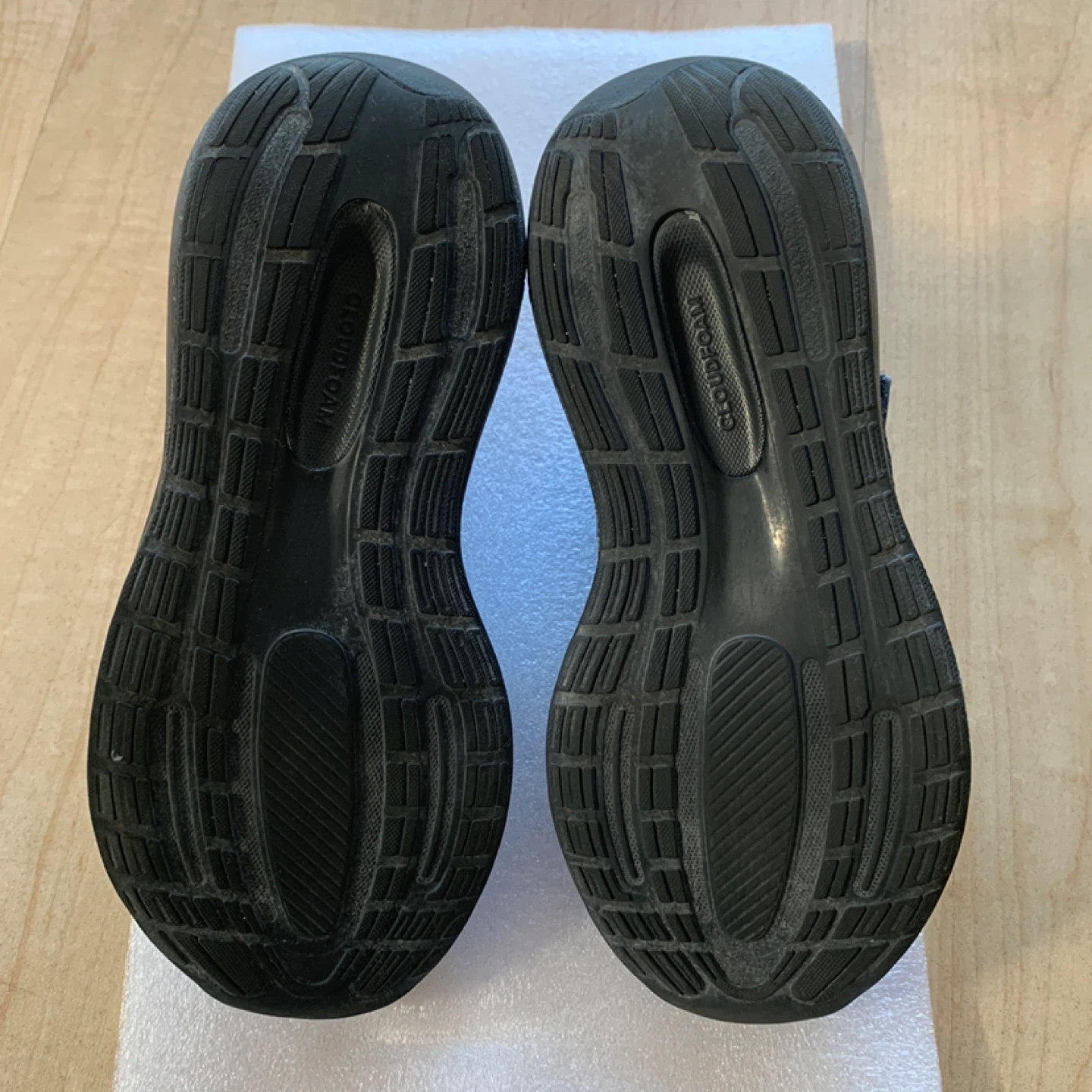 adidas スニーカー クラウドフォーム オールブラック 21cmの写真7枚目