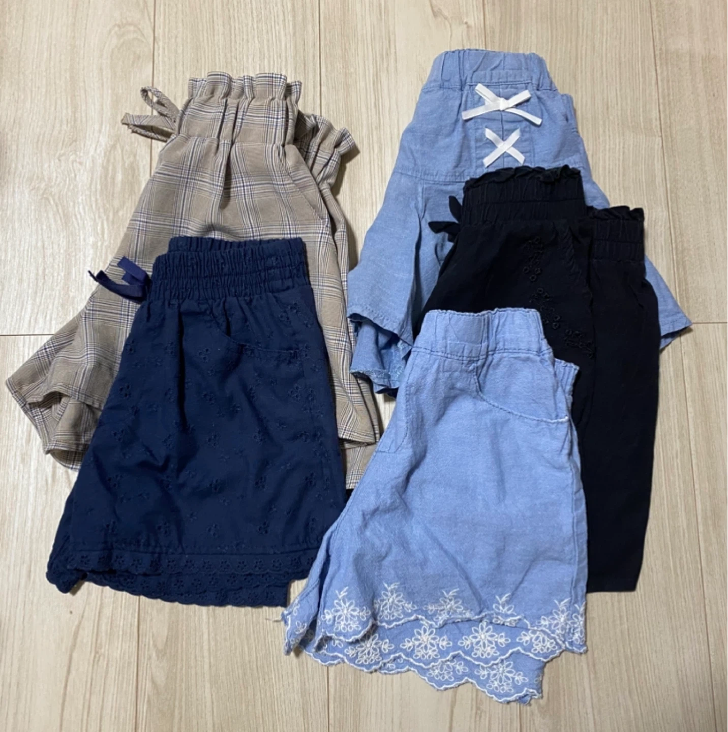 キッズショートパンツ 5点セット