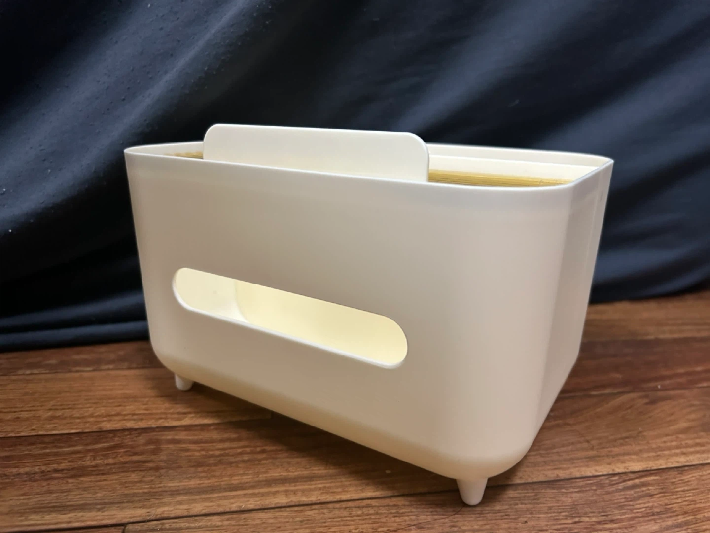 3COINS ティッシュケース 小物入れ付き