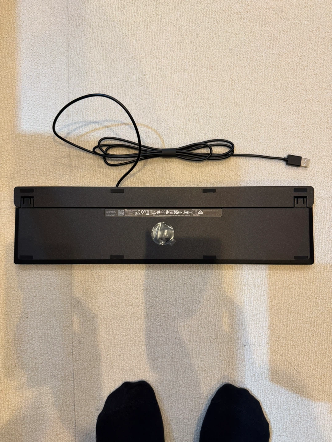 【新品未使用】HP 有線デスクトップ120Kキーボードの写真3枚目
