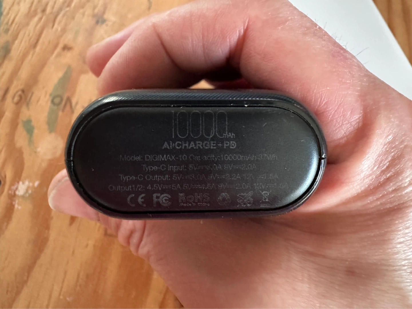 モバイルバッテリー×2コ 10000mah と5000mahの写真4枚目