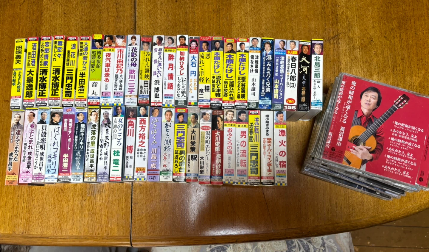 演歌カセットテープ&CD まとめ売り