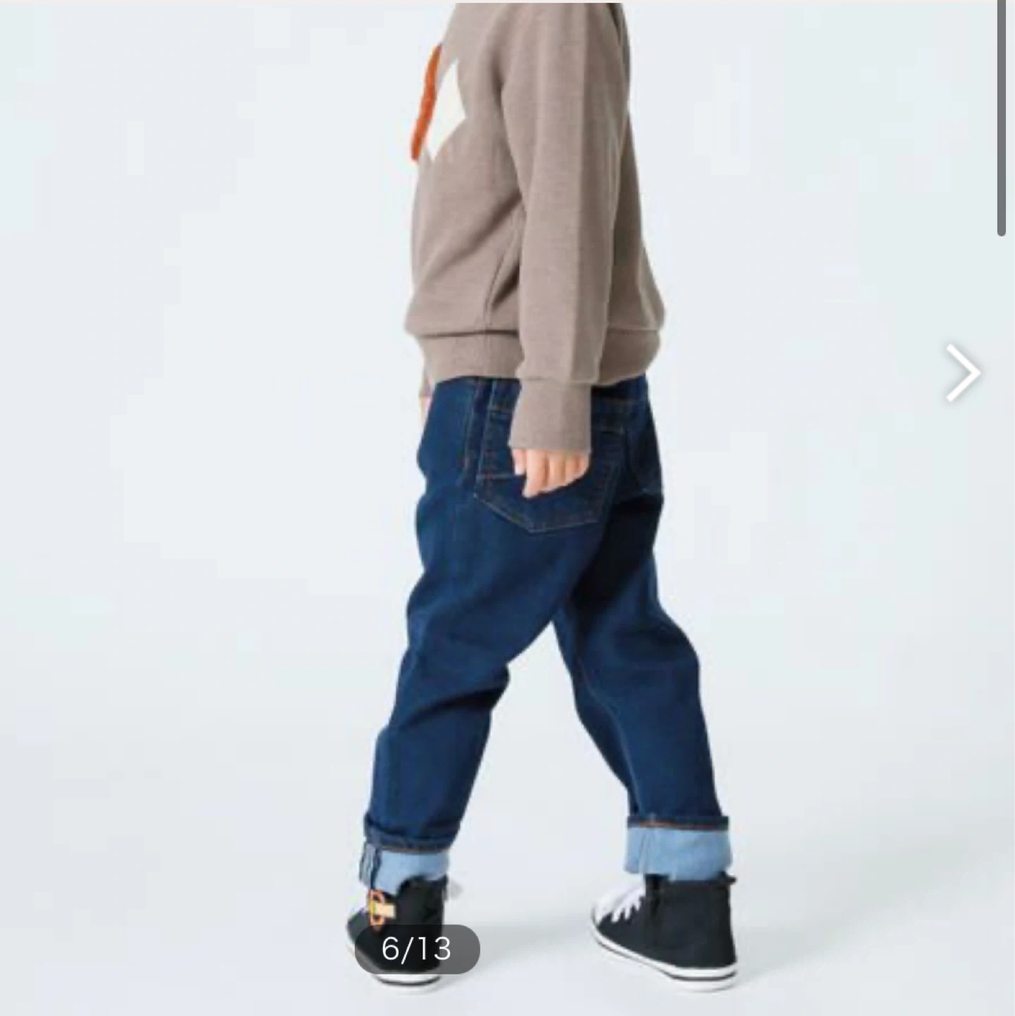 【未使用】コムサイズム キッズ デニムパンツ 100Aの写真8枚目