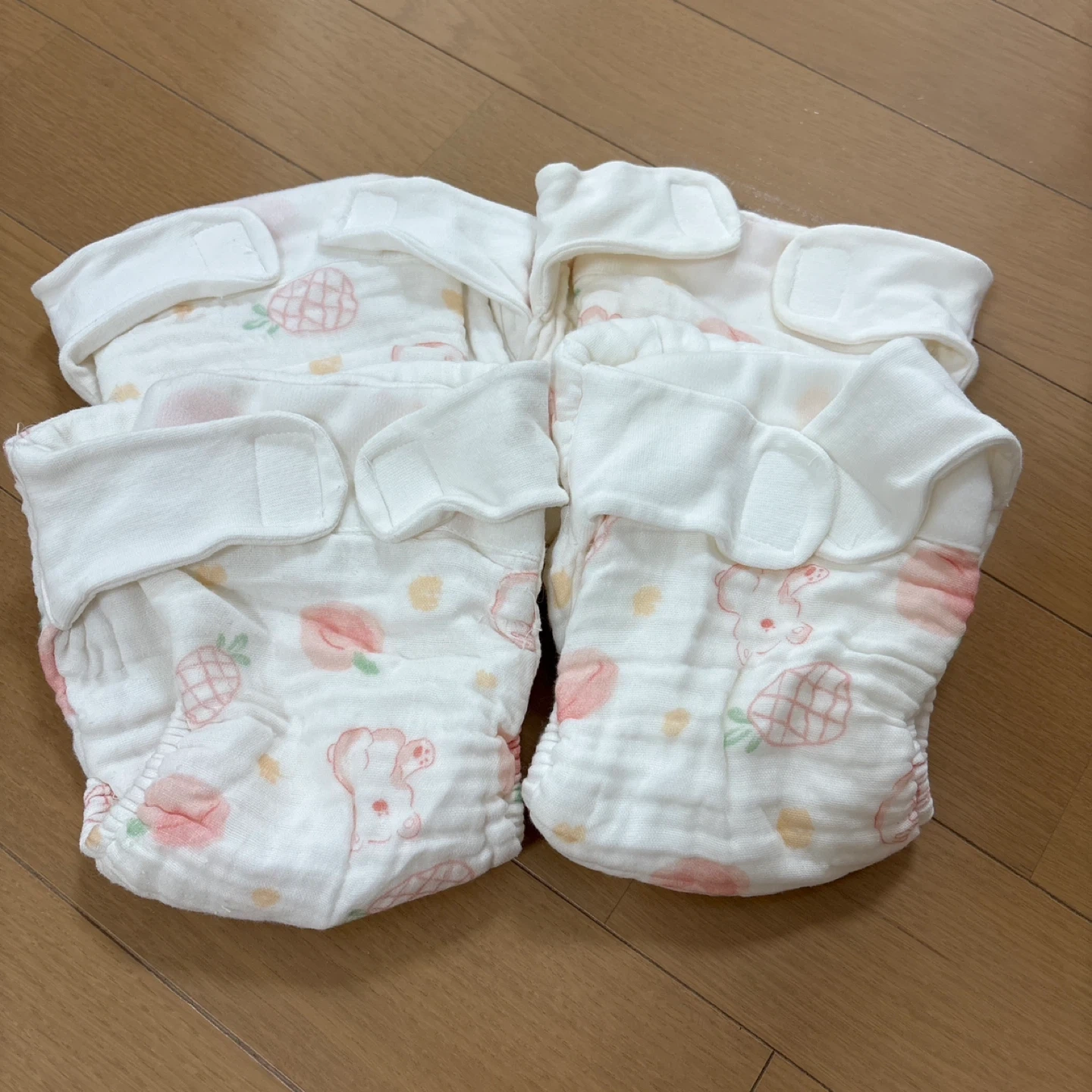 ベビー用 布おむつ 4枚セットの写真2枚目