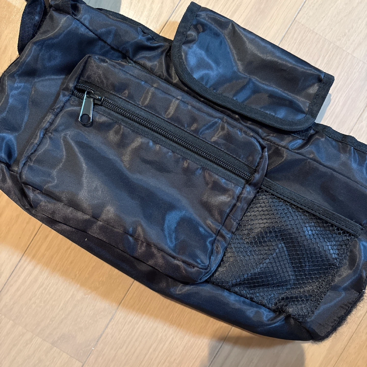 ベビーカー用バッグ 黒の写真2枚目