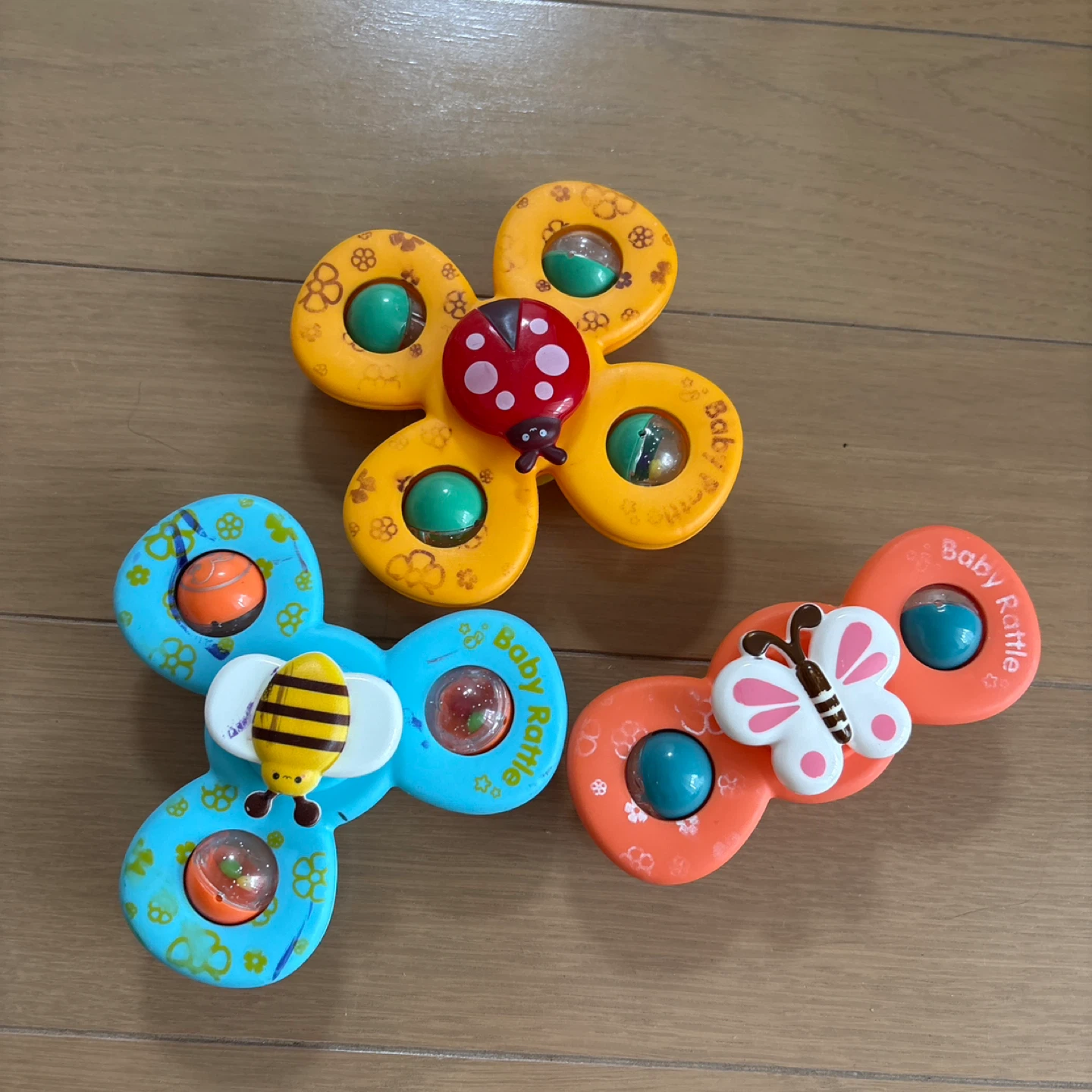 ベビーラトル おもちゃ 3点セットの写真2枚目