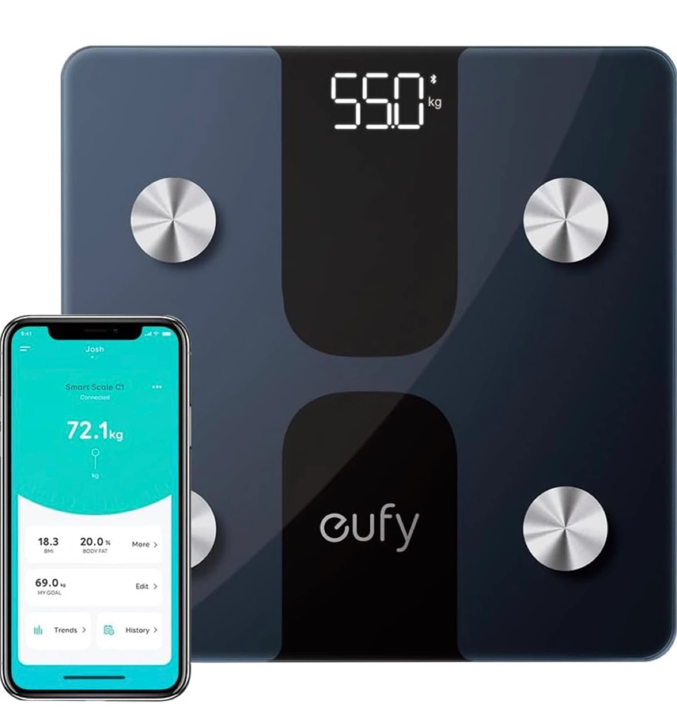 ユーフィ 体重計 スマートスケール C1