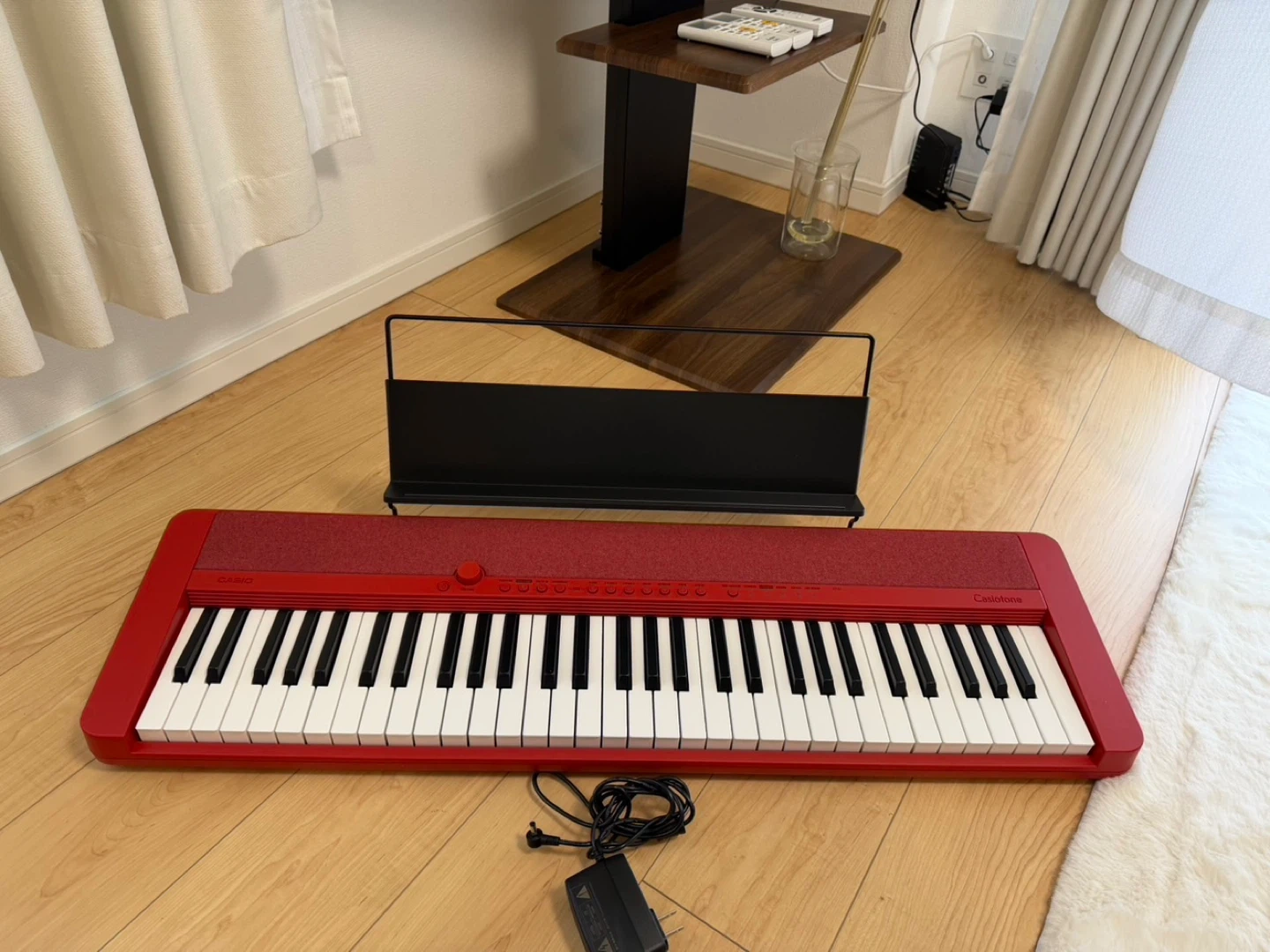 カシオ 電子ピアノ Casiotone レッド