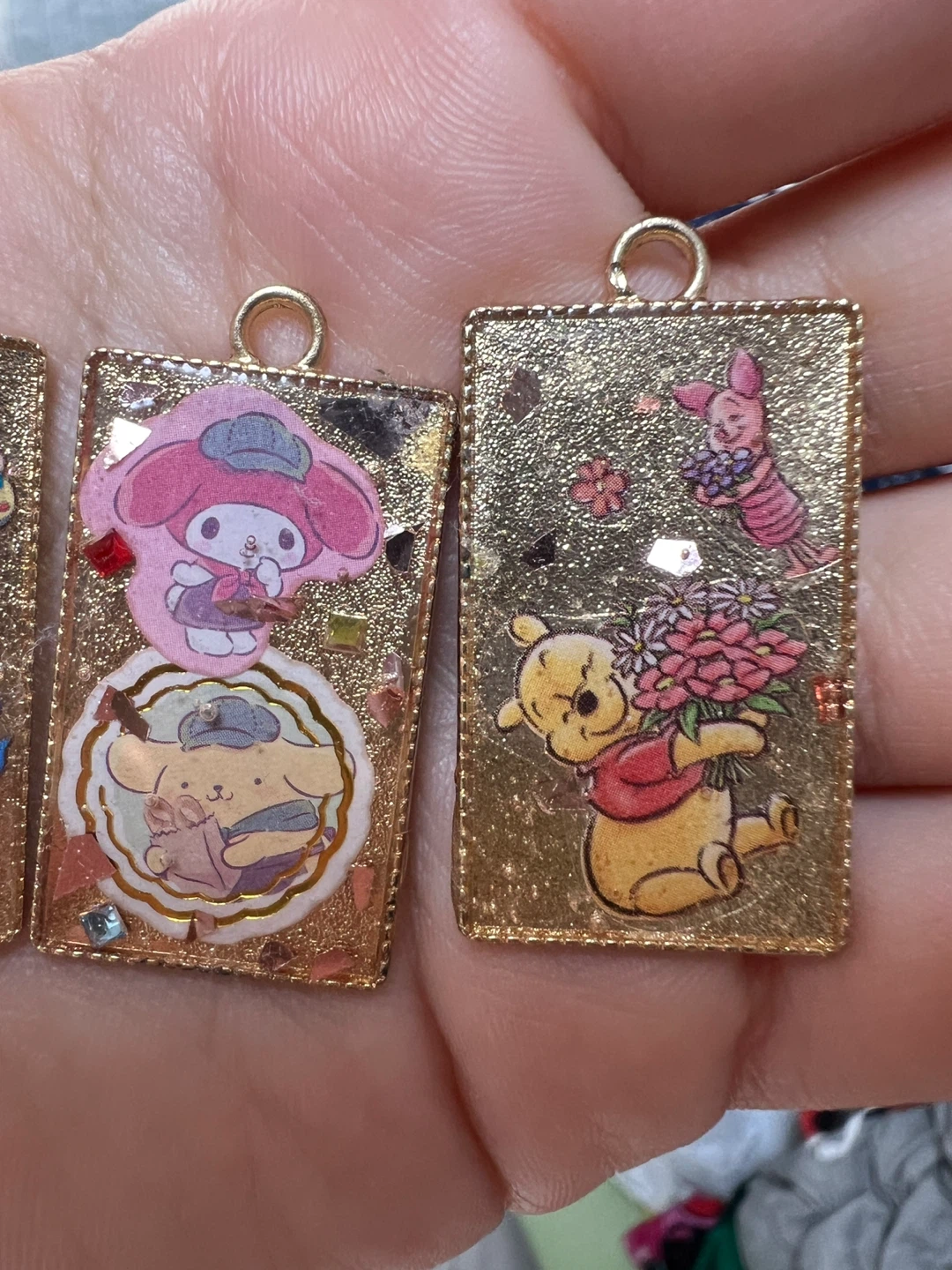 キャラクター チャーム 3点セット　ハンドメイド