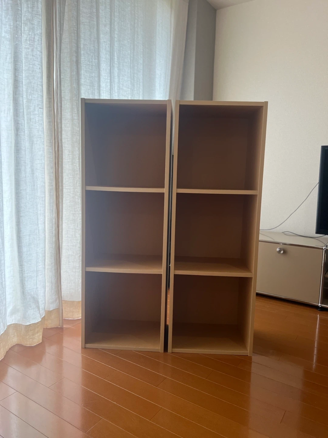 オープンシェルフ 収納棚 無印良品パルプボードボックス ※直接取りに来ていただける方でお願いします